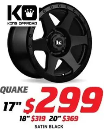 Bob Jane T-Marts King Offroad Quake 17" offer