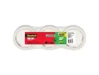Officeworks Scotch Tough Grip Moving Tape 3 Pack 48mm x 50m offer