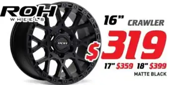 Bob Jane T-Marts ROH 16" Crawler offer