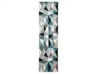 Matrix Crystal Hand Tufted Wool Runner Rug, 300x80cm