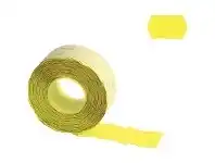 Checkpoint Meto Meto 2 Line Series Alpha Labels Fluoro Yellow 5 Pack