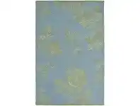 Wedgwood Tonquin Hand Tufted Designer Wool Rug, 280x200cm, Blue