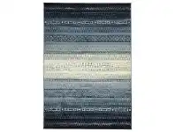 LivingStyles Calypso One Tribe Egyptian Made Modern Rug, 290x200cm, Blue offer