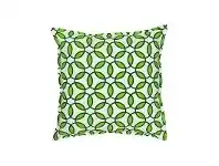 Mossman Rings Cotton Canvas Scatter Cushion, Green
