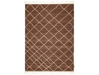 LivingStyles Berber Kilim Handcrafted Wool Rug, 350x250cm, Brown offer