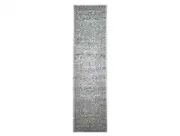 LivingStyles Evoke Duality Turkish Made Oriental Runner Rug, 300x80cm, Silver offer