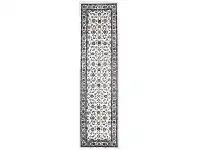 LivingStyles Sydney Classic Turkish Made Oriental Runner Rug, 300x80cm, White offer