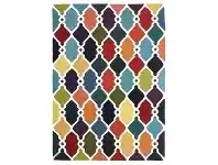 LivingStyles Nomad Rio Flat Woven Wool Rug, 280x190cm, Multi offer