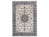 LivingStyles Sydney Medallion Turkish Made Oriental Rug, 400x300cm, White / Blue offer