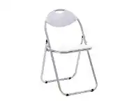 Officeworks Keji Padded Folding Chair White offer