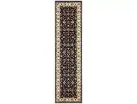 LivingStyles Sydney Classic Turkish Made Oriental Runner Rug, 400x80cm, Navy / Ivory offer