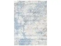 LivingStyles Allure Abstract Modern Rug, 160x230cm, Blue offer