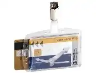 Durable Duo ID Pass Holder Clear