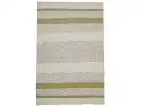 LivingStyles Urban Norse Flat Woven Cotton and Wool Rug, 320x230cm, Olive offer