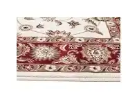 LivingStyles Sydney Classic Turkish Made Oriental Rug, 400x300cm, Ivory / Red offer