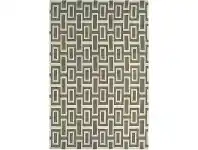 LivingStyles Wedgwood Intaglio Hand Tufted Designer Wool Rug, 280x200cm, Grey offer