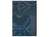 Brink & Campman Himali Grace Hand Knotted Wool Rug, 240x170cm, Navy