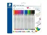 Officeworks Staedtler Triplus Gel Pens Assorted 15 Pack offer