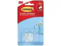 Officeworks Command Small Clear Hooks With Clear Strips offer