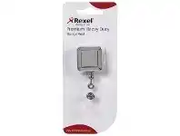 Rexel Heavy Duty Badge Reel Chrome