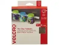 VELCRO Brand VELCRO Fastener Tape 19mm x 4.5m Clear