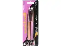 Uniball Uni-Ball Air Micro Rollerball Pen Orange/Pink 2 Pack