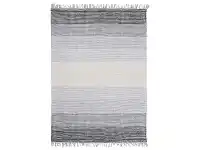 Ombre Handwoven Wool Rug, 230x160cm, Grey