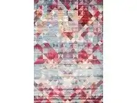 Aqua Silk Annacy Turkish Made Modern Rug, 200x290cm, Multi Red
