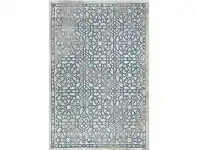 LivingStyles Fruzan Trapani Turkish Made Modern Rug, 200x290cm, Turquoise / Beige offer