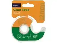 Officeworks J.Burrows Recycled Clear Tape with Dispenser 12mmX25m offer