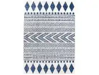 LivingStyles Mirage Adani Modern Tribal Rug, 240x330cm, Navy offer