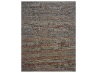 LivingStyles Sua Handwoven Wool Rug, 190x280cm, Orange/Charcoal offer