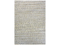 LivingStyles Sua Handwoven Wool Rug, 160x230cm, Silver/Gold offer
