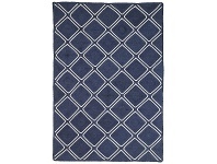 LivingStyles Artisan Parquetry Handmade Jute Rug, 320x230cm, Navy offer