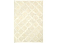 LivingStyles Artisan Parquetry Handmade Jute Rug, 220x150cm, Pearl offer