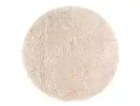 LivingStyles Flokati Super Soft Ultra Thick Shaggy Round Rug, 200cm, Cream offer