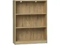Officeworks Studymate Austin 3 Shelf Bookcase Oak offer