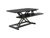 Officeworks J.Burrows Matrix Sit Stand Desk Large Black offer