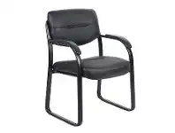Client Leather Visitor Chair