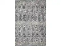 LivingStyles Levi Linden Tribal Rug, 155x225cm, Navy / Grey offer