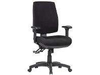 LivingStyles Spot Fabric Task Office Chair with Arm offer