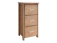 LivingStyles Enrifield Mountain Ash Timber 3 Drawer File Cabinet offer