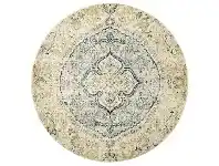 Museum Everleigh Transitional Round Rug, 150cm, Sky