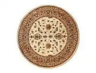 LivingStyles Nevada Kobra Oriental Round Rug, 160cm, Ivory offer