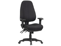LivingStyles Logan Fabric Multi Shift Office Chair, High Back offer