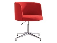LivingStyles Hula Fabric Breakout Chair, Red offer