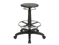 State Industrial Drafting Stool, Round Seat, Ring Handle, 56.5-81.5cm