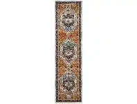 Babylon Auberon Bohemian Runner Rug, 80x400cm, Rust
