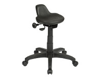LivingStyles State Industrial Stool, Saddle Seat with Adjustable Back Angle, 42-53cm offer
