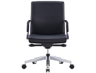LivingStyles Select Premium Italian Leather Executive Office Chair, Low Back offer
